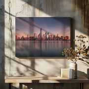 Lower Manhattan at dusk - Wei (David) Dai Framed Art | Home or Office Art