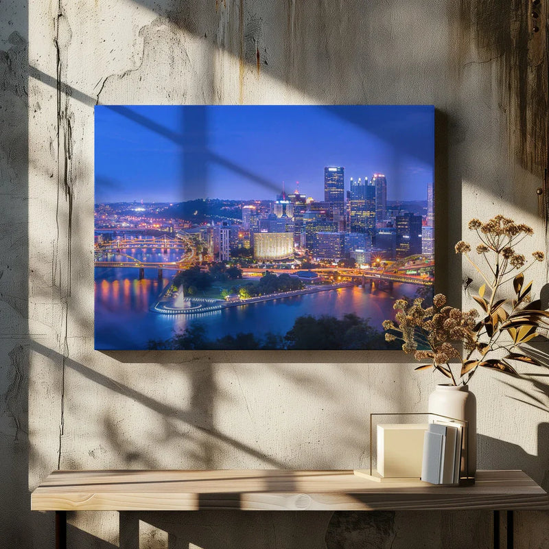 The Steel City Framed Art Michael Zheng | Home or Office Art