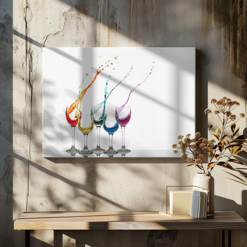 Glass party - Madison Framed Art | Home or Office Art