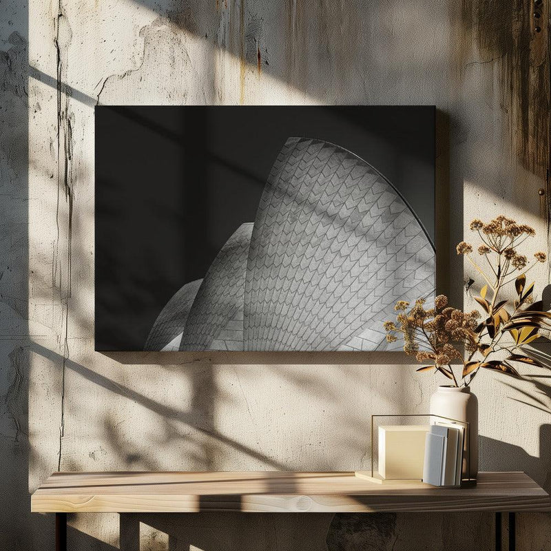 Rafters and Curves Framed Art Mathilde Guillemot | Home or Office Art