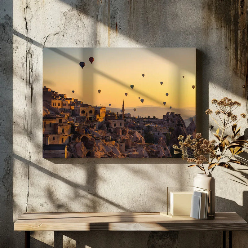 Sunrise over Cappadocia Framed Art Yavuz Pancareken | Home or Office Art