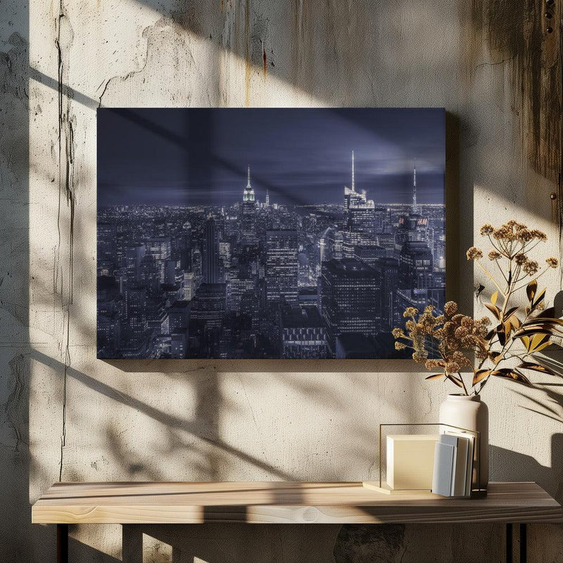 Blue city Framed Art Jorge Ruiz Dueso | Home or Office Art