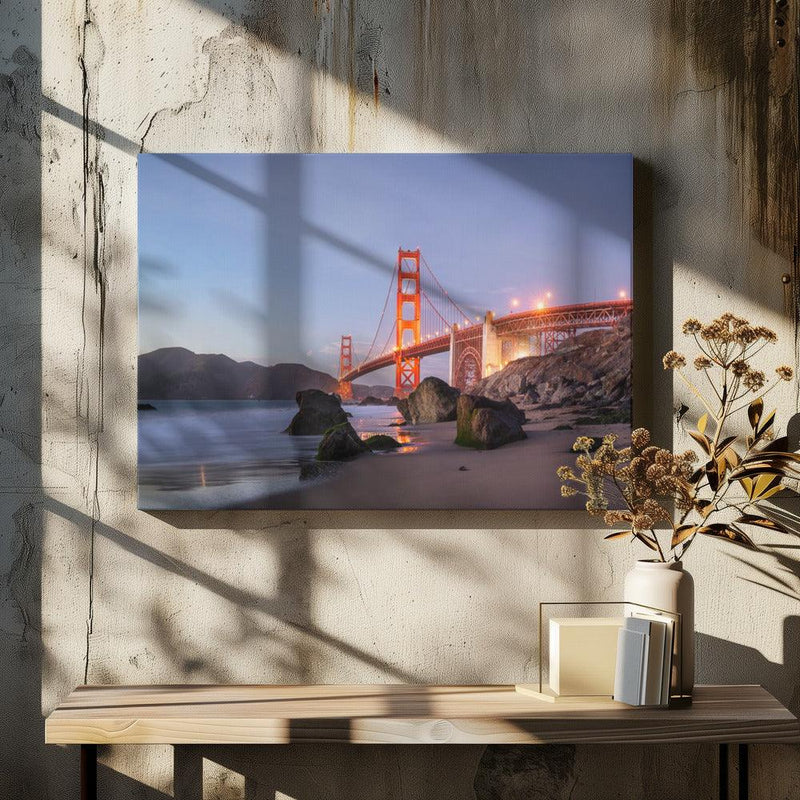 SUNSET BAY Framed Art fegari | Home or Office Art
