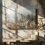 Twin Tower Framed Art Dubai Framed Art Carmine Chiriacò | Home or Office Art