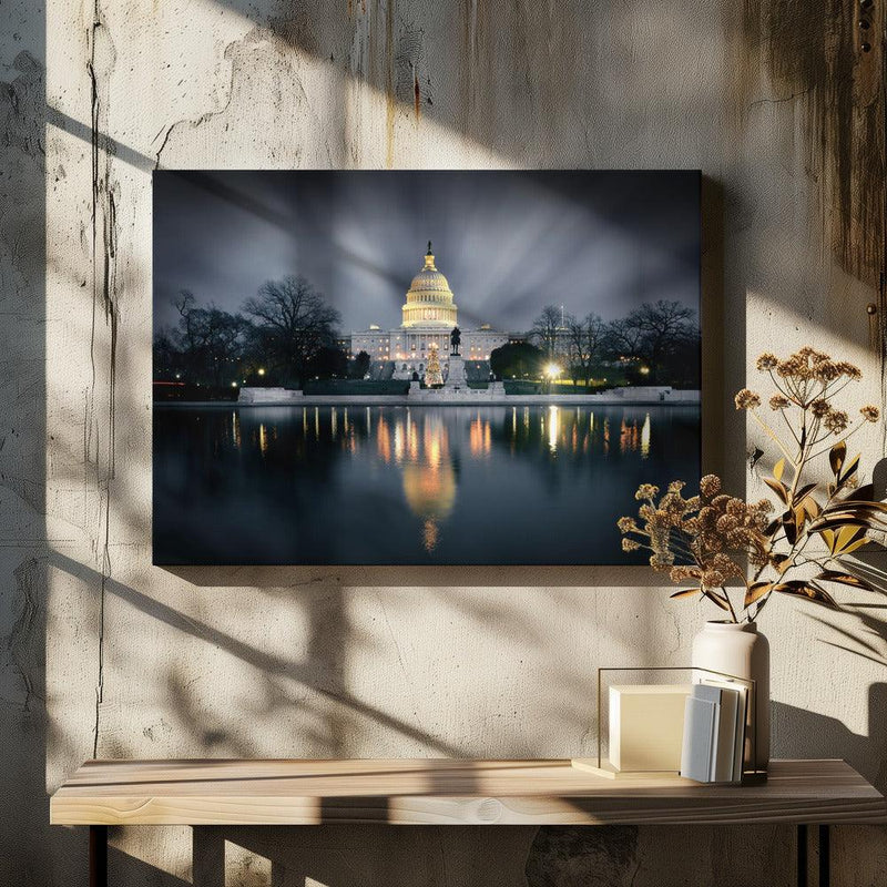 Captitol Hill Framed Art Ivy Deng | Home or Office Art