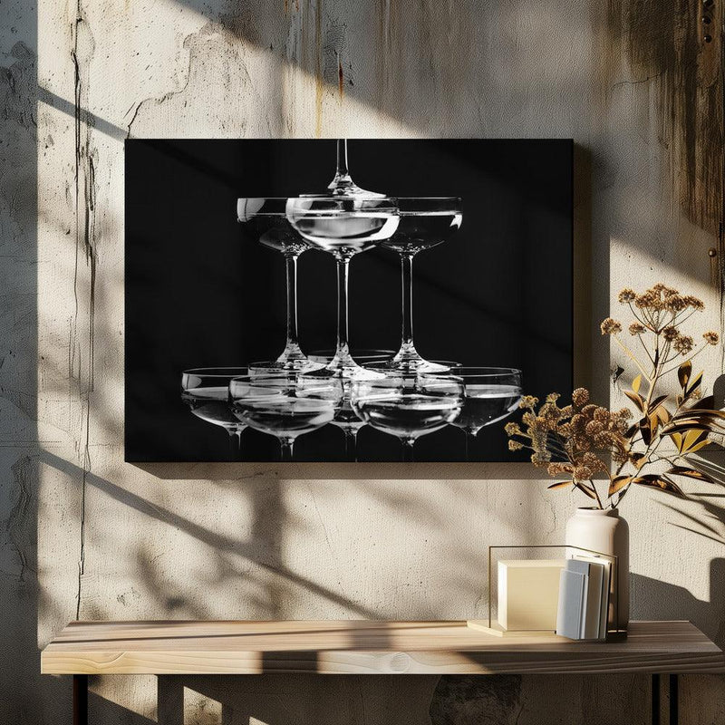 Champagne tower_10 - Pictufy Studio III Framed Art | Home or Office Art