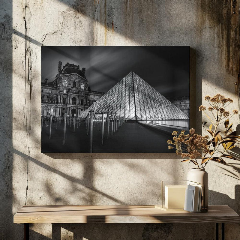 Louvre at Night Framed Art Catherine Wang | Home or Office Art