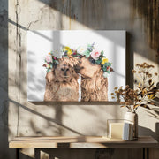 Boho Alpacas Framed Art Kathrin Pienaar | Home or Office Art