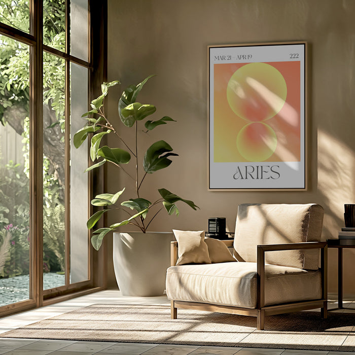 Aries Framed Art Modern Wall Decor