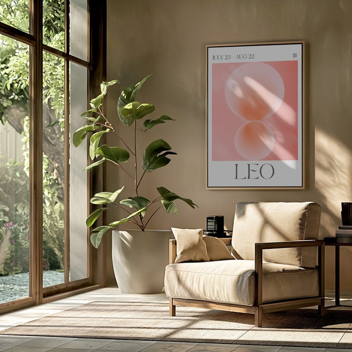 Leo Framed Art Modern Wall Decor