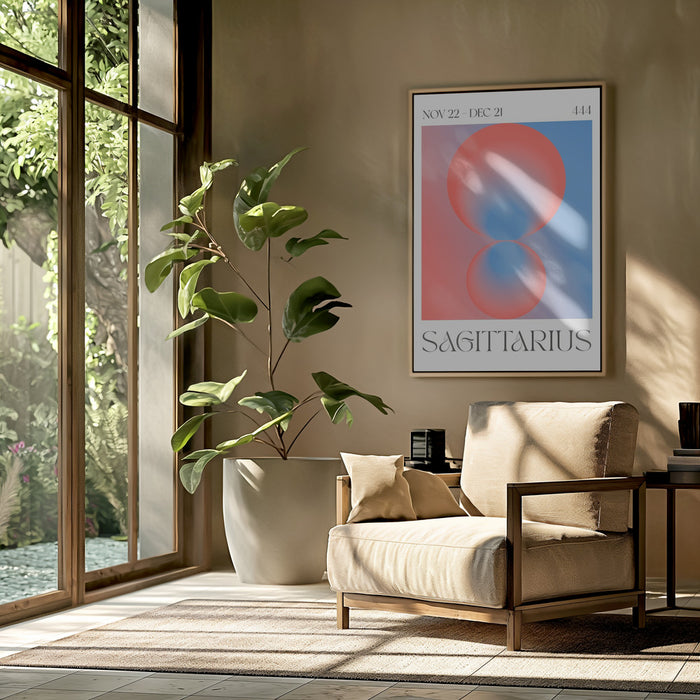 Sagittarius Framed Art Modern Wall Decor