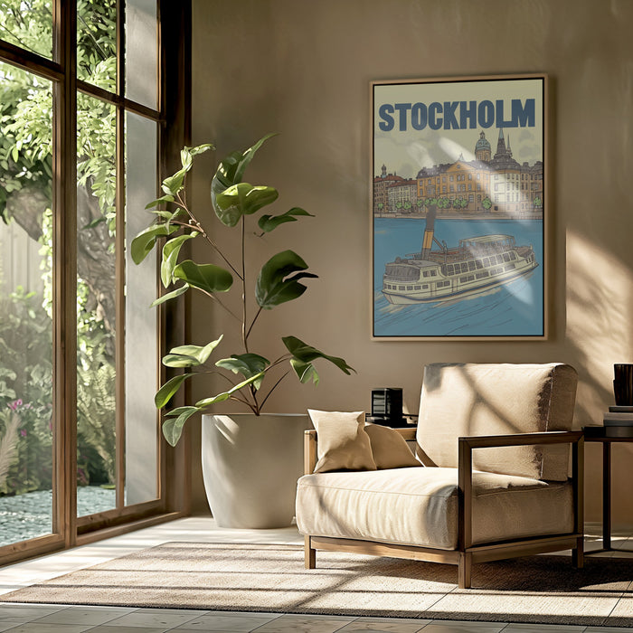 Stockholm Framed Art Modern Wall Decor