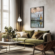 Stepwell Reflections - Susan Moss Framed Art | Home or Office Art