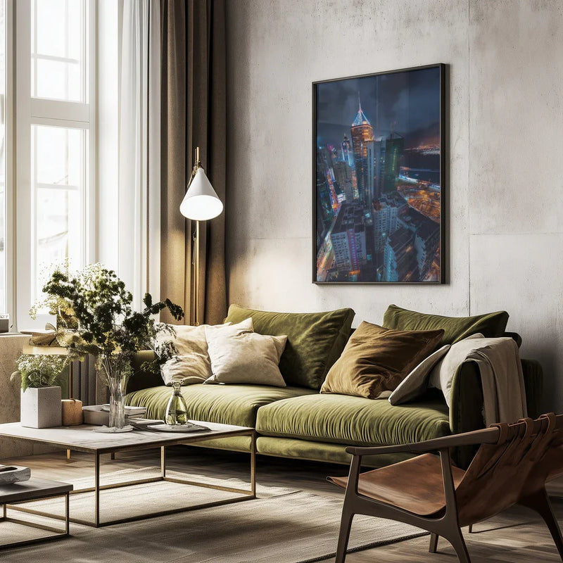 Flying Hong Kong - Javier de la Torre Framed Art | Home or Office Art