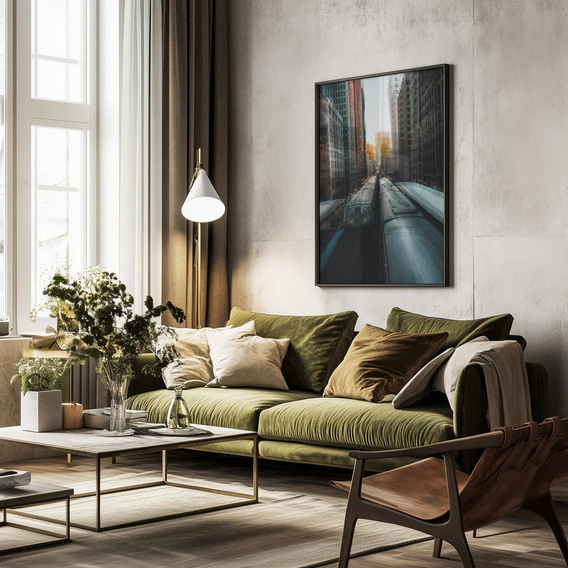 Chicago's Station Framed Art Carmine Chiriacò | Home or Office Art