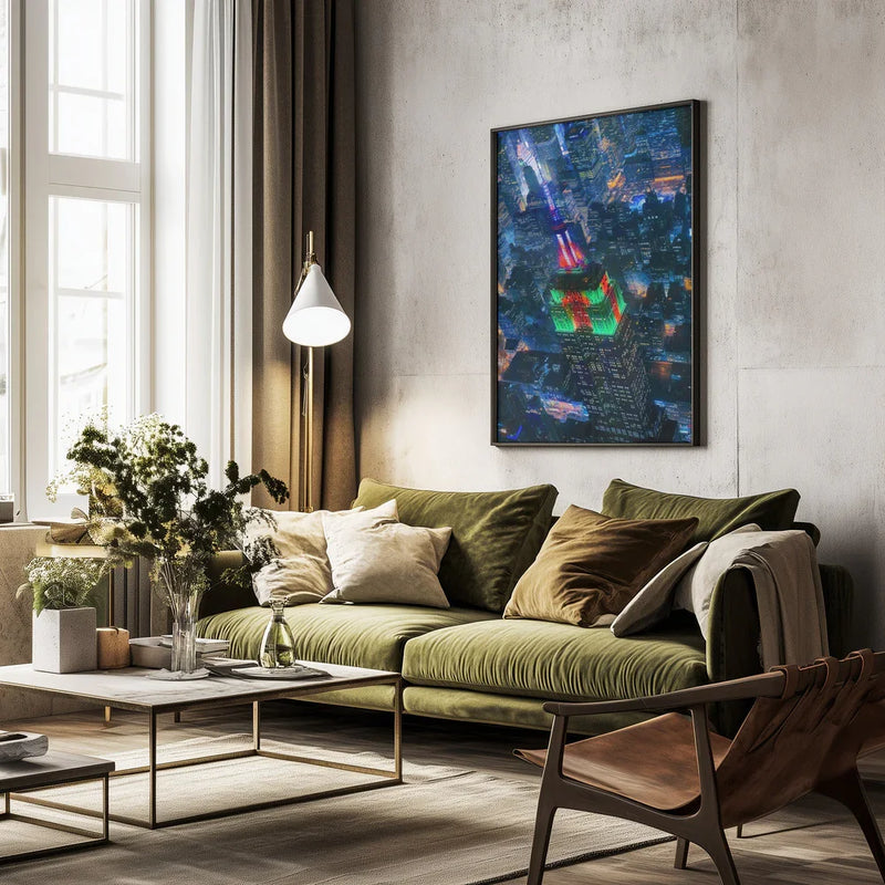 Flying NYC Framed Art Javier de la Torre | Home or Office Art