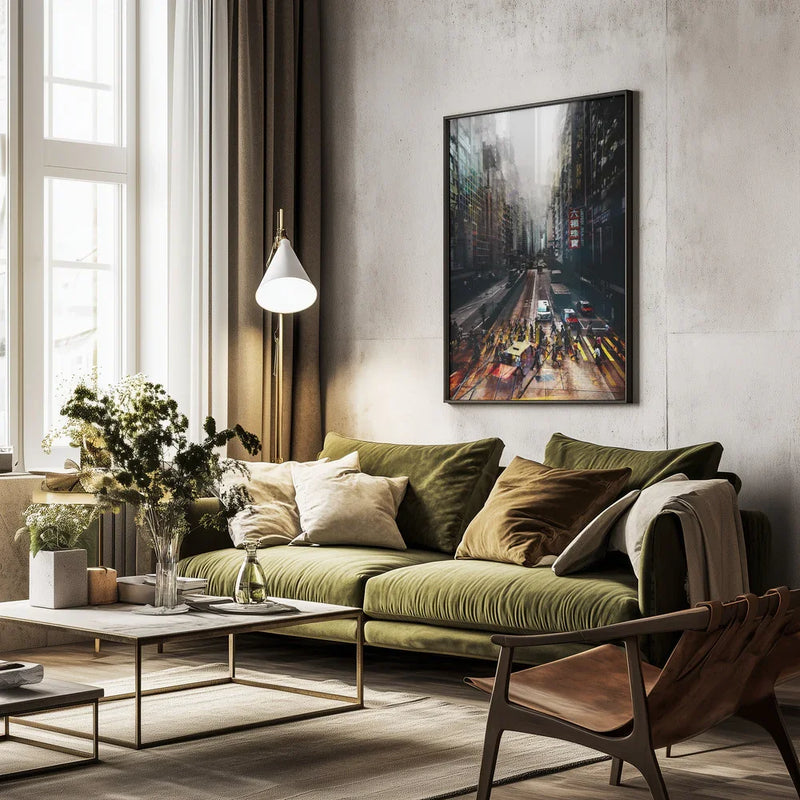 streets of Hong Kong Framed Art Carmine Chiriacò | Home or Office Art