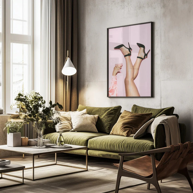 Cheers Peaches - Pictufy Studio III Framed Art | Home or Office Art