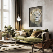 Portrait of a Young Male Lion Framed Art Linda D Lester | Home or Office Art