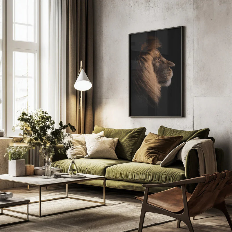 Sleeping King Framed Art Peter Schade | Home or Office Art