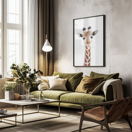 Baby Giraffe Framed Art Kathrin Pienaar | Home or Office Art