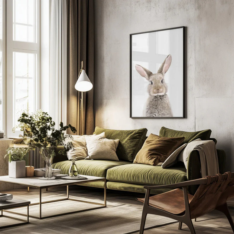 Baby Rabbit Framed Art Kathrin Pienaar | Home or Office Art