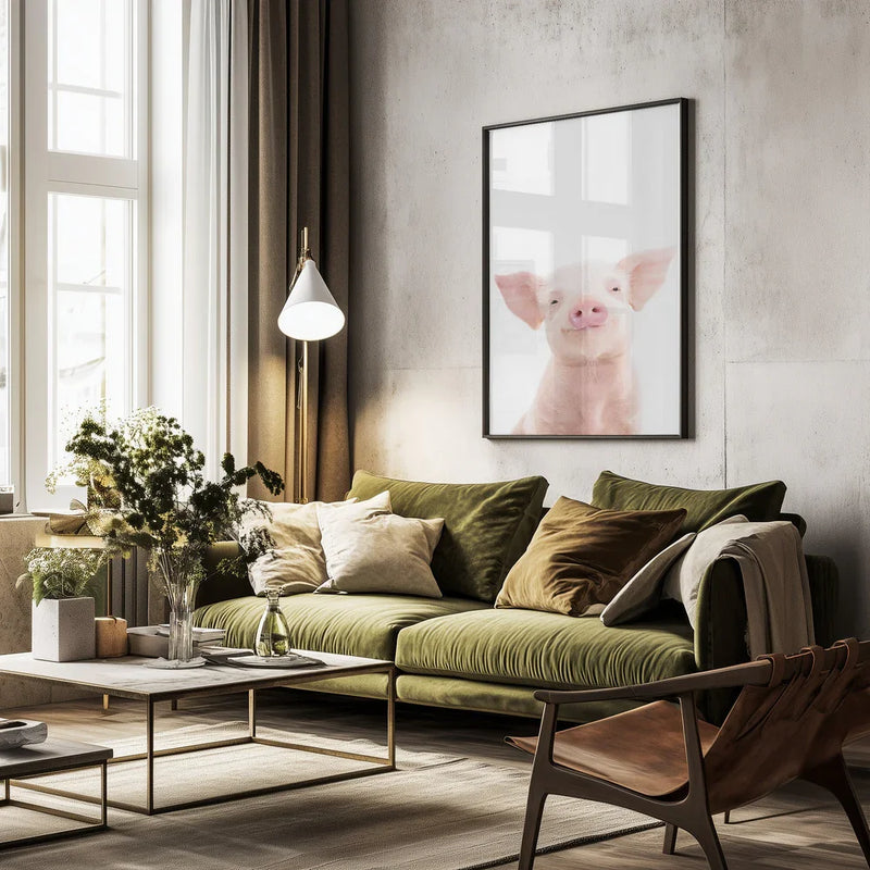 Baby Pig Framed Art Kathrin Pienaar | Home or Office Art