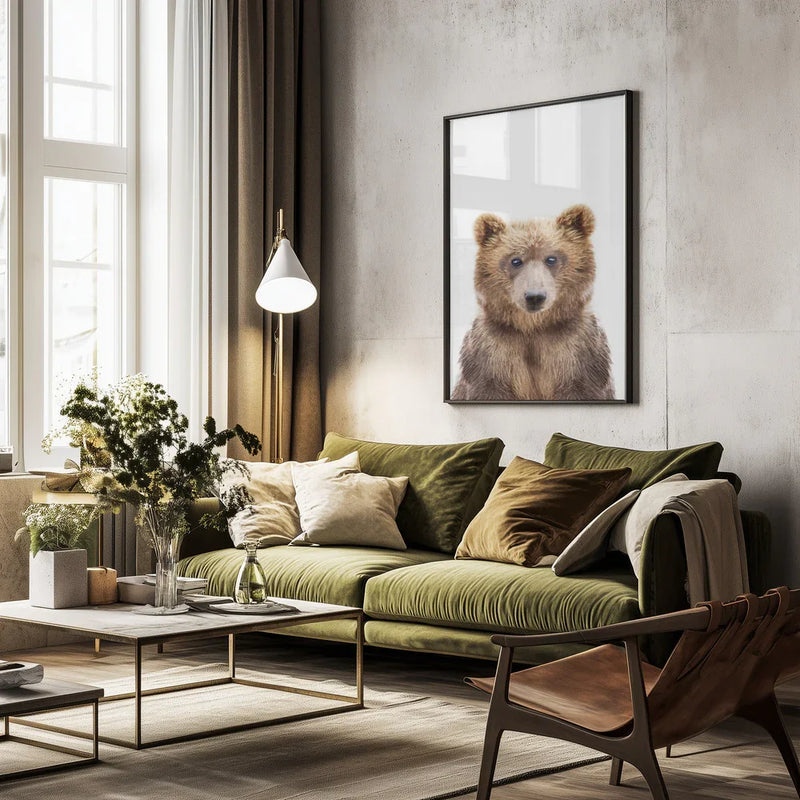 Baby Bear Framed Art Kathrin Pienaar | Home or Office Art
