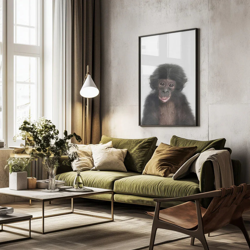 Baby Monkey Framed Art Kathrin Pienaar | Home or Office Art