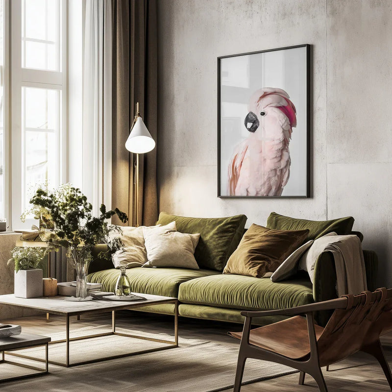 Pink Cockatoo Framed Art Kathrin Pienaar | Home or Office Art