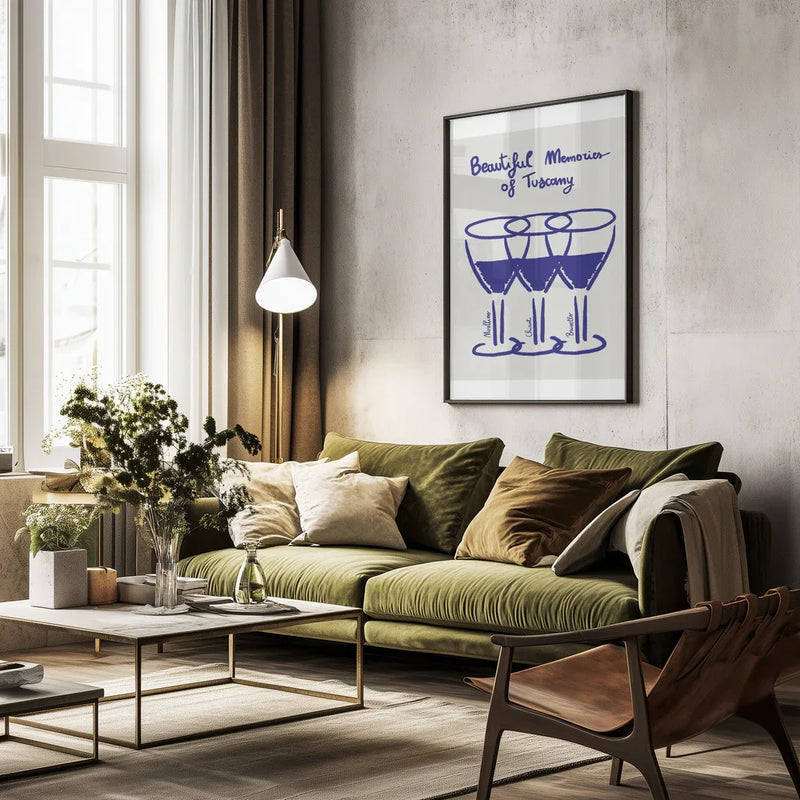 Il vino - Giulia Mora Framed Art | Home or Office Art
