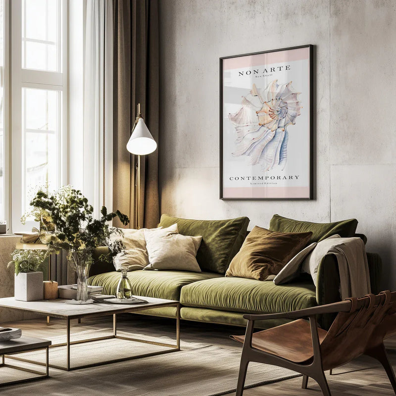 Non Arte Sea Shell no.1 - Rikke Løndager Boisen Framed Art | Home or Office Art