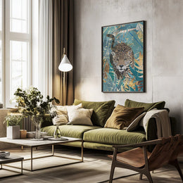 Jaguar Jungle 2 Framed Art Sarah Manovski | Home or Office Art