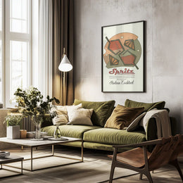 Geometrical spritz print - Dion Gem Framed Art | Home or Office Art