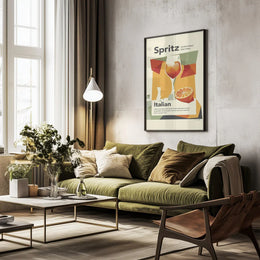 Aperol spritz print - Dion Gem Framed Art | Home or Office Art