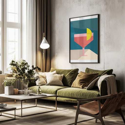 Cocktail Hour - Frankie Kerr-Dineen Framed Art | Home or Office Art