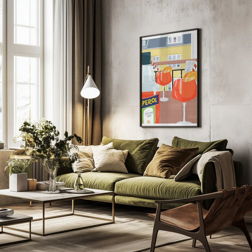 Balcony "Hygge" - ByKammille Framed Art | Home or Office Art