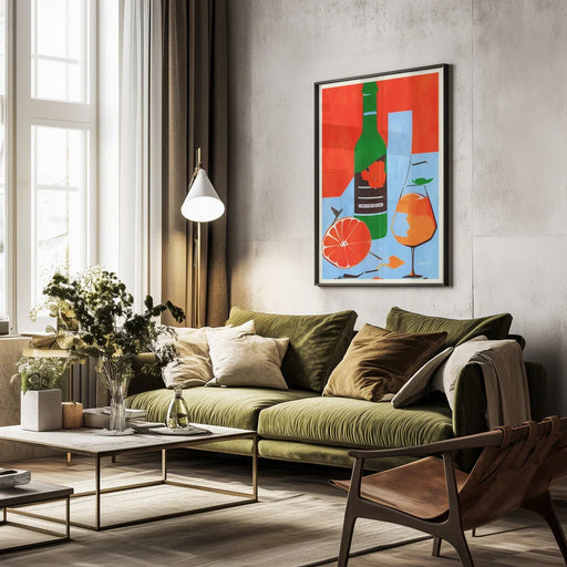 Sunny Picnic In the Park - Bo Anderson Framed Art | Home or Office Art