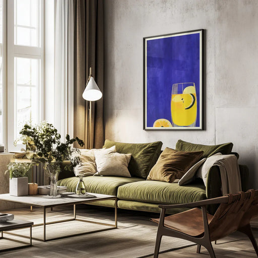 Ice Cold Lemonade - Bo Anderson Framed Art | Home or Office Art