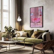 Pink party - Julia Ramiro Framed Art | Home or Office Art