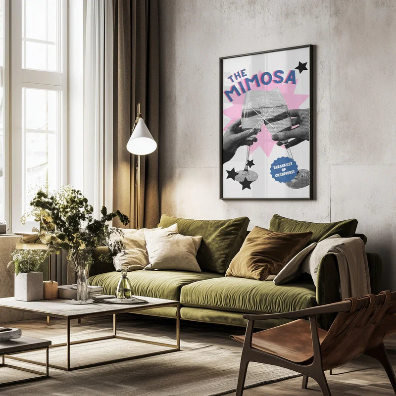 Cheers to Mimosas - Athene Fritsch Framed Art | Home or Office Art