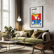 Margarita Bauhaus Cocktail - Retrodrome Framed Art | Home or Office Art