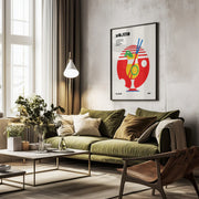 Mojito Bauhaus Cocktail - Retrodrome Framed Art | Home or Office Art