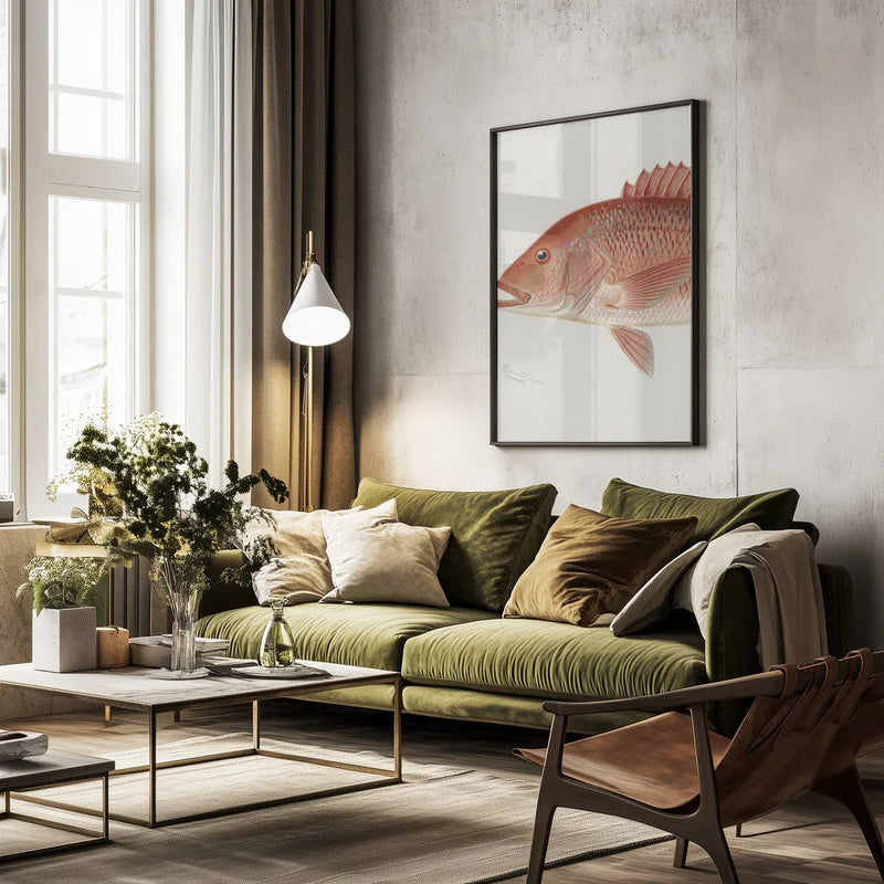 Red Snapper - Sherman F. Denton Framed Art | Home or Office Art