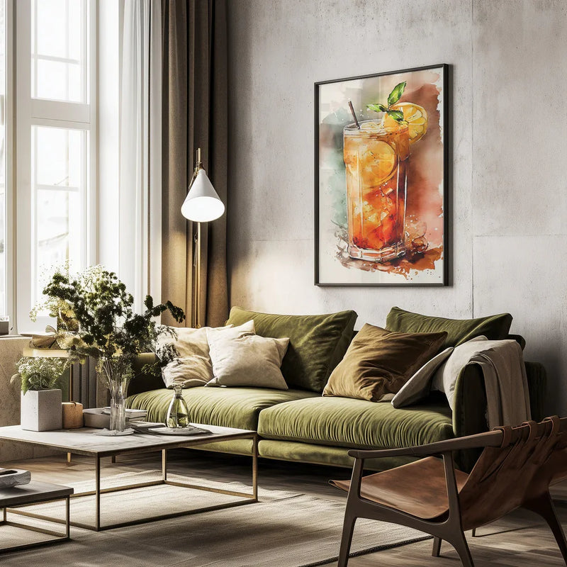 Drinks cocktail - Justyna Jaszke Framed Art | Home or Office Art