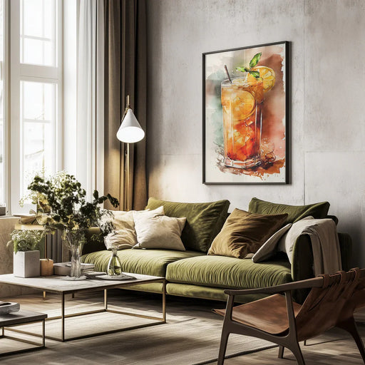 Drinks cocktail - Justyna Jaszke Framed Art | Home or Office Art