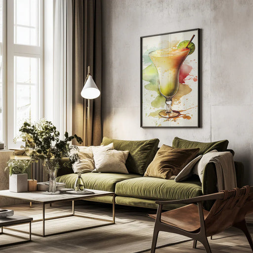 Drinks cocktail - Justyna Jaszke Framed Art | Home or Office Art