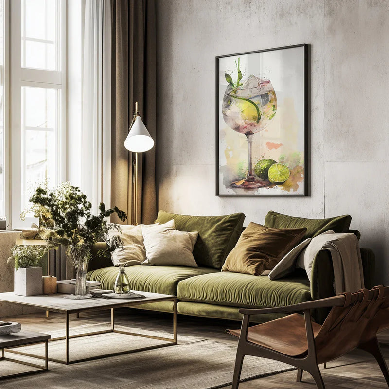 Drinks cocktail - Justyna Jaszke Framed Art | Home or Office Art