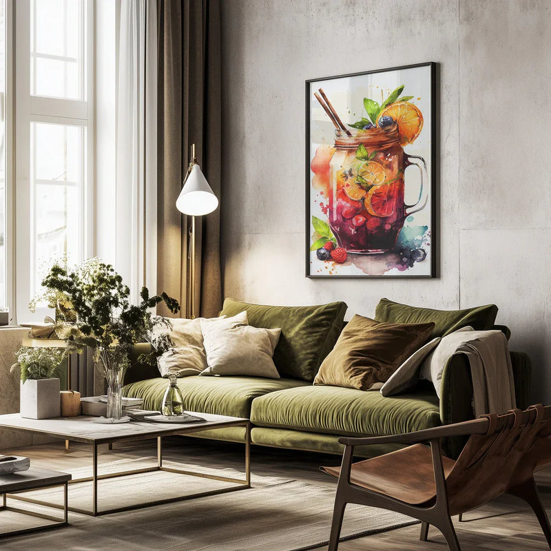 Drinks cocktail - Justyna Jaszke Framed Art | Home or Office Art