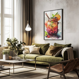 Drinks cocktail - Justyna Jaszke Framed Art | Home or Office Art